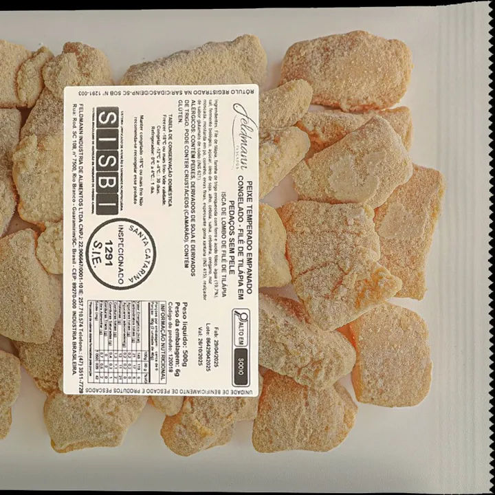 Iscas de Tilápia — foto real do produto